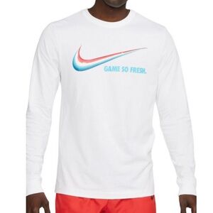 NWT NIKE GAME SO FRESH LONG-SLEEVE T-SHIRT 2XL